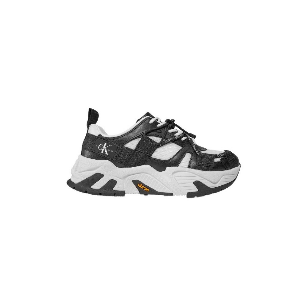 CALVIN KLEIN JEANS CHUNKY RUNNER VIBRAM MIX ML FAD ΠΑΠΟΥΤΣΙ ΓΥΝΑΙΚΕΙΟ BLACK/WHITE