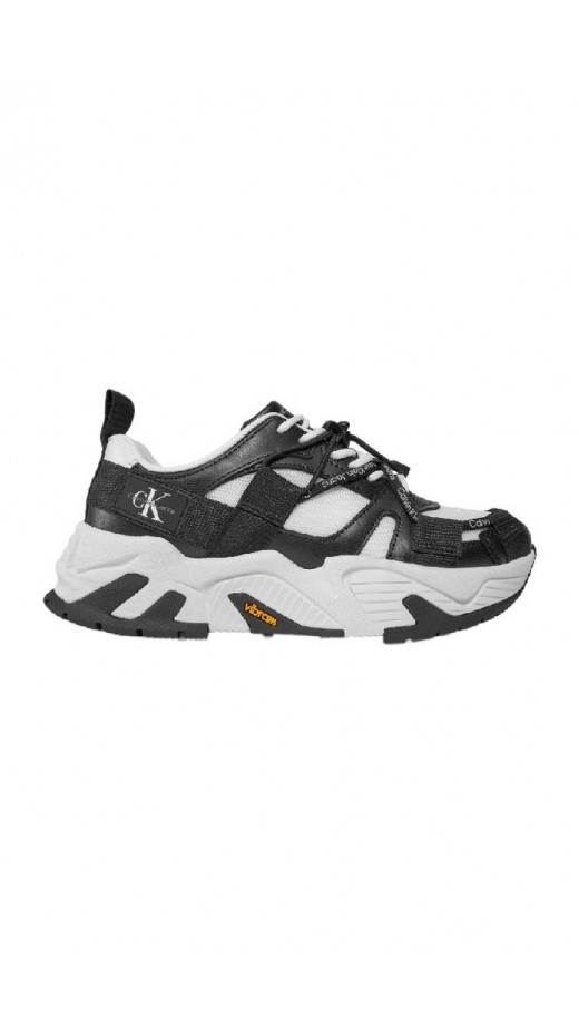 CALVIN KLEIN JEANS CHUNKY RUNNER VIBRAM MIX ML FAD ΠΑΠΟΥΤΣΙ ΓΥΝΑΙΚΕΙΟ BLACK/WHITE