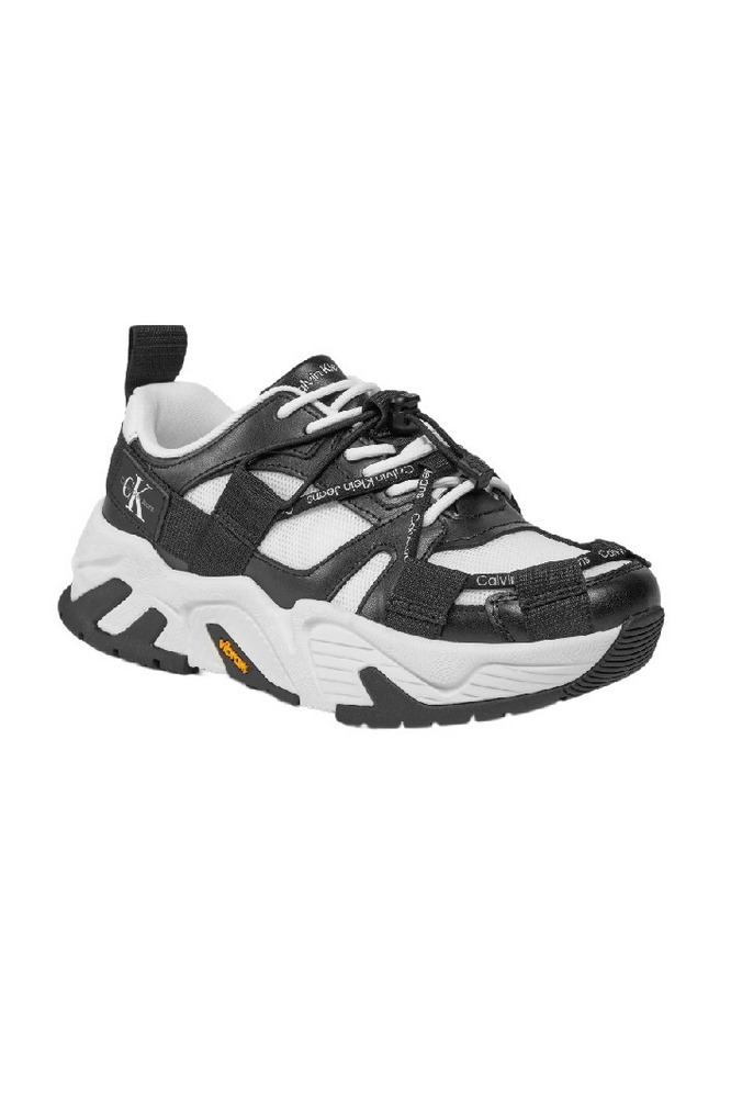 CALVIN KLEIN JEANS CHUNKY RUNNER VIBRAM MIX ML FAD ΠΑΠΟΥΤΣΙ ΓΥΝΑΙΚΕΙΟ BLACK/WHITE