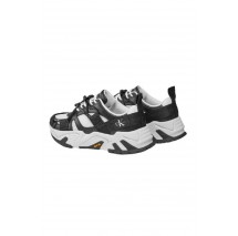 CALVIN KLEIN JEANS CHUNKY RUNNER VIBRAM MIX ML FAD ΠΑΠΟΥΤΣΙ ΓΥΝΑΙΚΕΙΟ BLACK/WHITE