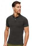 SUPERDRY VINT DESTROY POLO  T-SHIRT ΜΠΛΟΥΖΑ ΑΝΔΡΙΚΗ BLACK