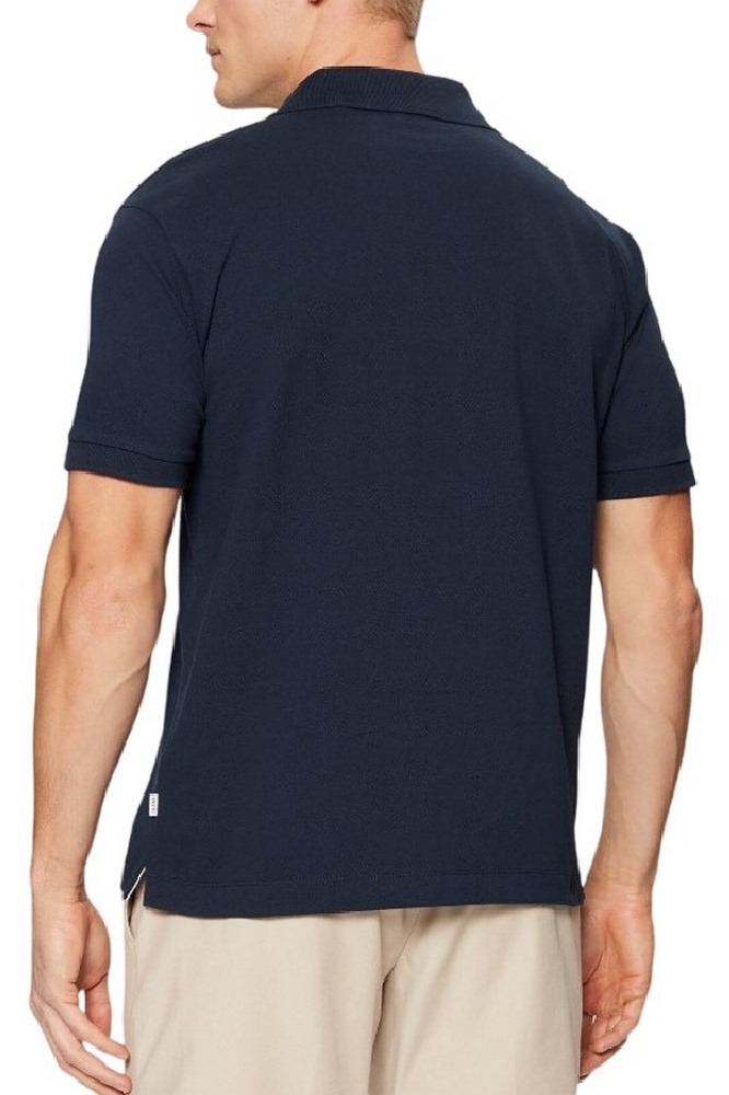 GUESS JEANS SS EMBRO LOGO POLO ΜΠΛΟΥΖΑ ΑΝΔΡΙΚΗ NAVY