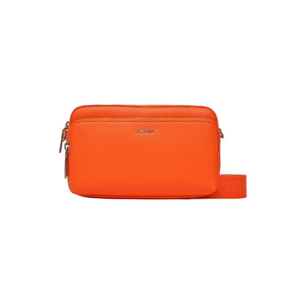 CALVIN KLEIN JEANS MUST CAMERA BAG ΤΣΑΝΤΑ ΓΥΝΑΙΚΕΙΑ ORANGE