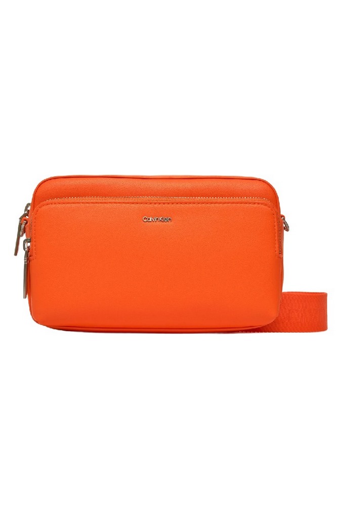 CALVIN KLEIN JEANS MUST CAMERA BAG ΤΣΑΝΤΑ ΓΥΝΑΙΚΕΙΑ ORANGE