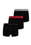 CALVIN KLEIN LOW RISE TRUNK 3PK ΕΣΩΡΟΥΧΟ ΑΝΔΡΙΚΟ BLACK/RED