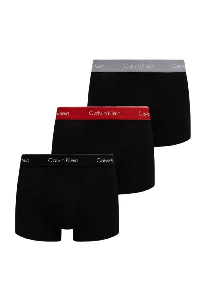 CALVIN KLEIN LOW RISE TRUNK 3PK ΕΣΩΡΟΥΧΟ ΑΝΔΡΙΚΟ BLACK/RED