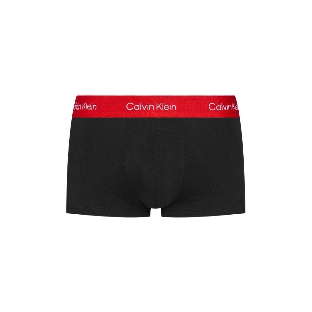 CALVIN KLEIN LOW RISE TRUNK 3PK ΕΣΩΡΟΥΧΟ ΑΝΔΡΙΚΟ BLACK/RED