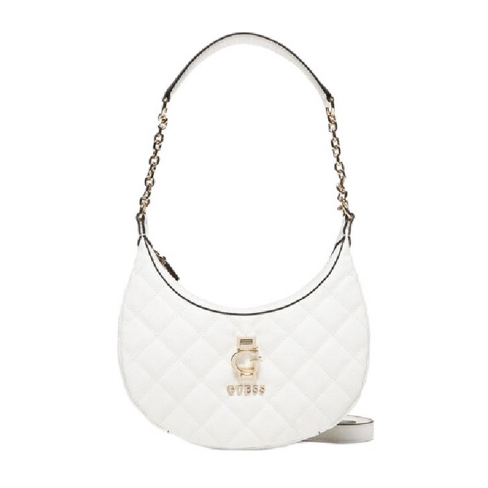 GUESS BESSEY HOBO SHOULDER BAG ΤΣΑΝΤΑ ΓΥΝΑΙΚΕΙΑ WHITE