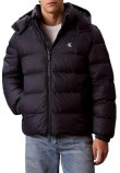 CALVIN KLEIN JEANS LS NYLON ZIP OFF HOOD DOWN PUFFER ΜΠΟΥΦΑΝ ΑΝΔΡΙΚΟ NAVY
