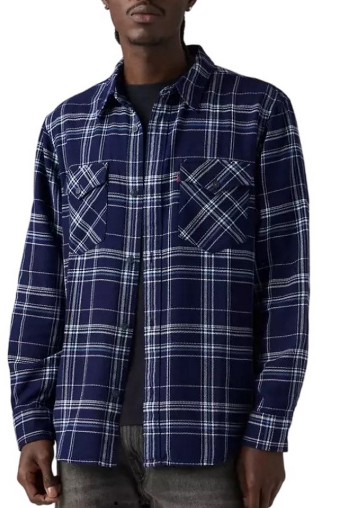 LEVIS RELAXED FIT WESTERN ΠΟΥΚΑΜΙΣΟ ΑΝΔΡΙΚΟ NAVY