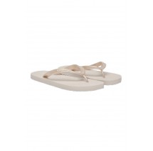 CALVIN KLEIN FLIP FLOP TPU METALLIC ΠΑΝΤΟΦΛΑ ΓΥΝΑΙΚΕΙΑ SILVER