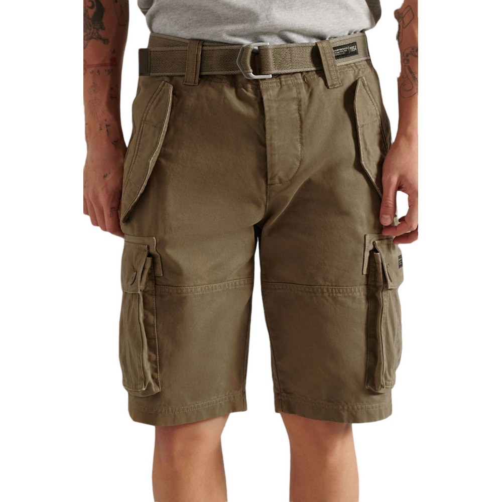 ΒΕΡΜΟΥΔΑ CARGO HEAVY SHORT ΑΝΔΡΙΚΗ SUPERDRY BEIGE