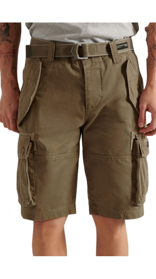 ΒΕΡΜΟΥΔΑ CARGO HEAVY SHORT ΑΝΔΡΙΚΗ SUPERDRY BEIGE