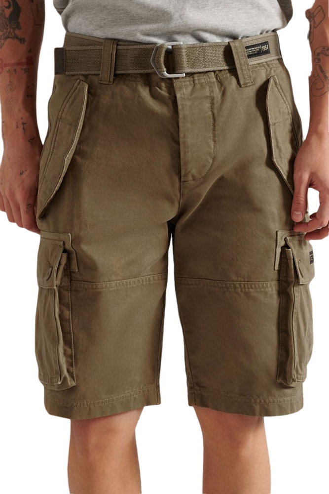 SUPERDRY CARGO HEAVY SHORT ΒΕΡΜΟΥΔΑ ΑΝΔΡΙΚΗ BEIGE