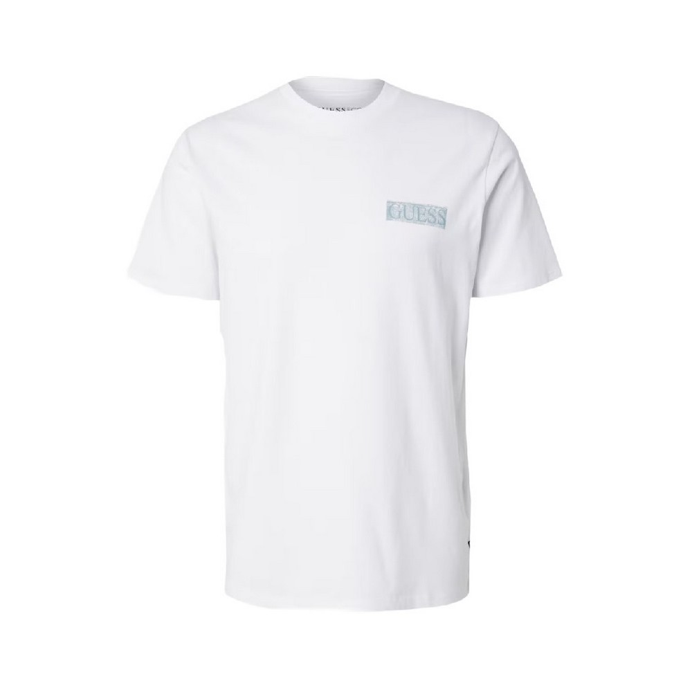 GUESS BSC PAINTERS TEE T-SHIRT ΜΠΛΟΥΖΑ ΑΝΔΡΙΚΗ WHITE