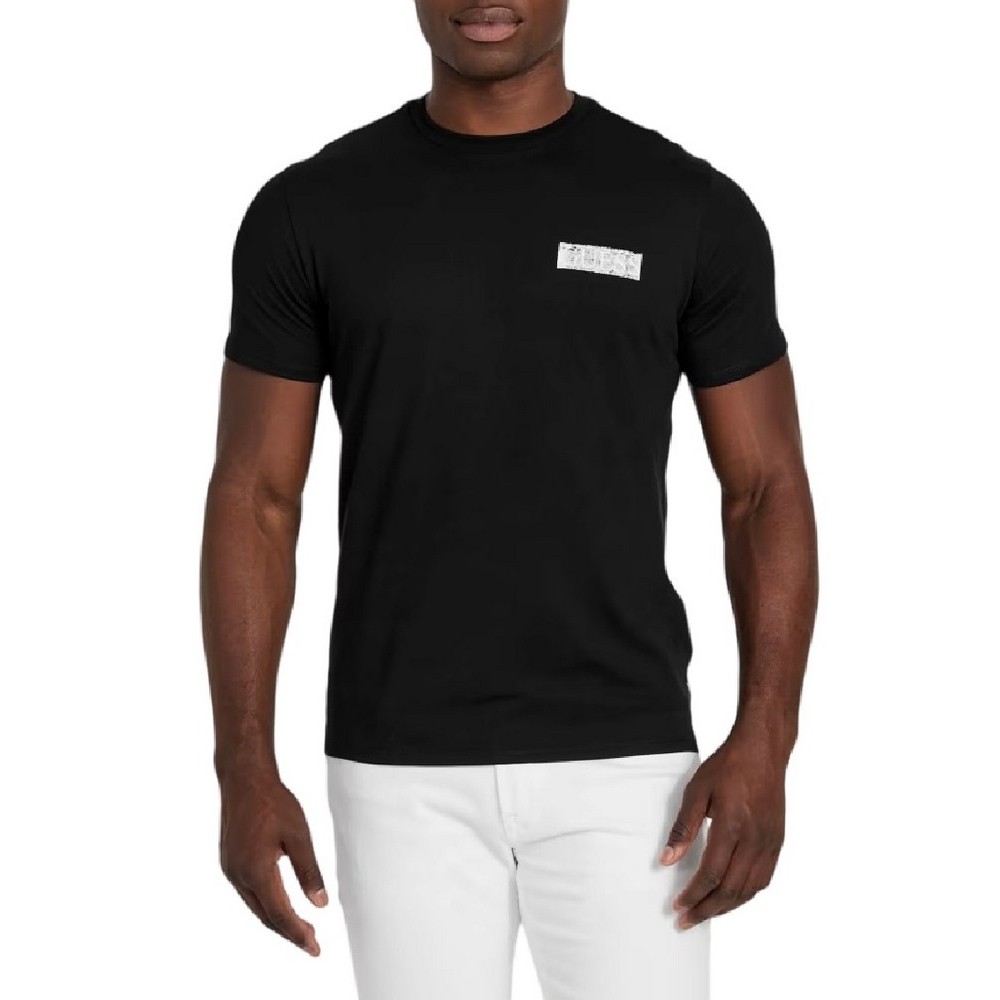 GUESS BSC PAINTERS TEE T-SHIRT ΜΠΛΟΥΖΑ ΑΝΔΡΙΚΗ BLACK