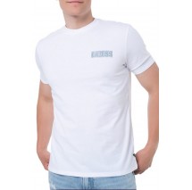 GUESS BSC PAINTERS TEE T-SHIRT ΜΠΛΟΥΖΑ ΑΝΔΡΙΚΗ WHITE