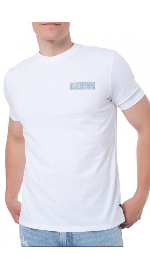 GUESS BSC PAINTERS TEE T-SHIRT ΜΠΛΟΥΖΑ ΑΝΔΡΙΚΗ WHITE