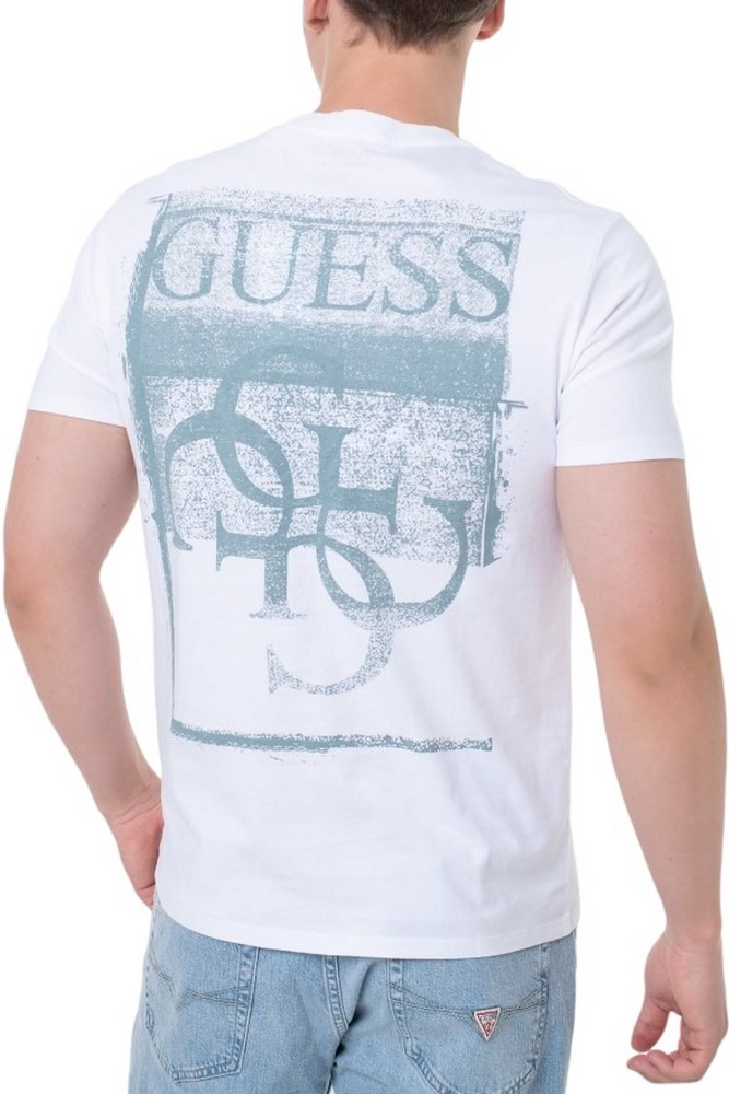 GUESS BSC PAINTERS TEE T-SHIRT ΜΠΛΟΥΖΑ ΑΝΔΡΙΚΗ WHITE