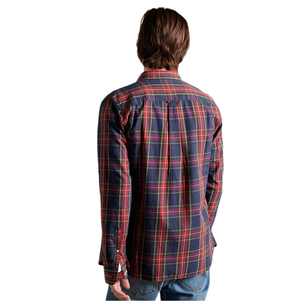 ΠΟΥΚΑΜΙΣΟ CLASSIC LONDON  ΑΝΔΡΙΚΟ SUPERDRY RED