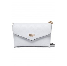 ΤΣΑΝΤΑ ZANELLE FLAP BAG ΓΥΝΑΙΚΕΙΑ GUESS WHITE