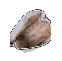 ΤΣΑΝΤΑ ZANELLE FLAP BAG ΓΥΝΑΙΚΕΙΑ GUESS WHITE
