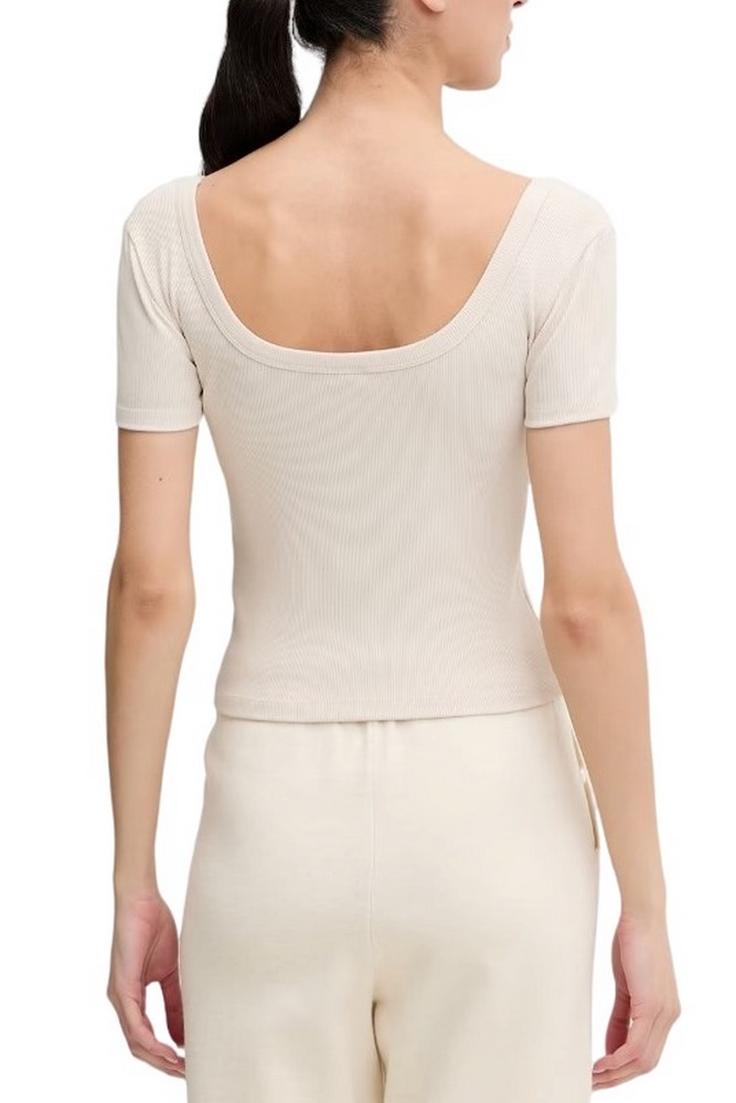 GUESS LAVINIA RIB ΤΟΠ ΓΥΝΑΙΚΕΙΟ BEIGE