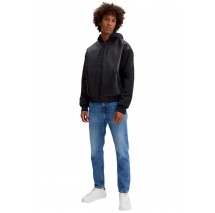 CALVIN KLEIN FAUX LEATHER BOMBER JACKET ΜΠΟΥΦΑΝ ΑΝΔΡΙΚΟ BLACK