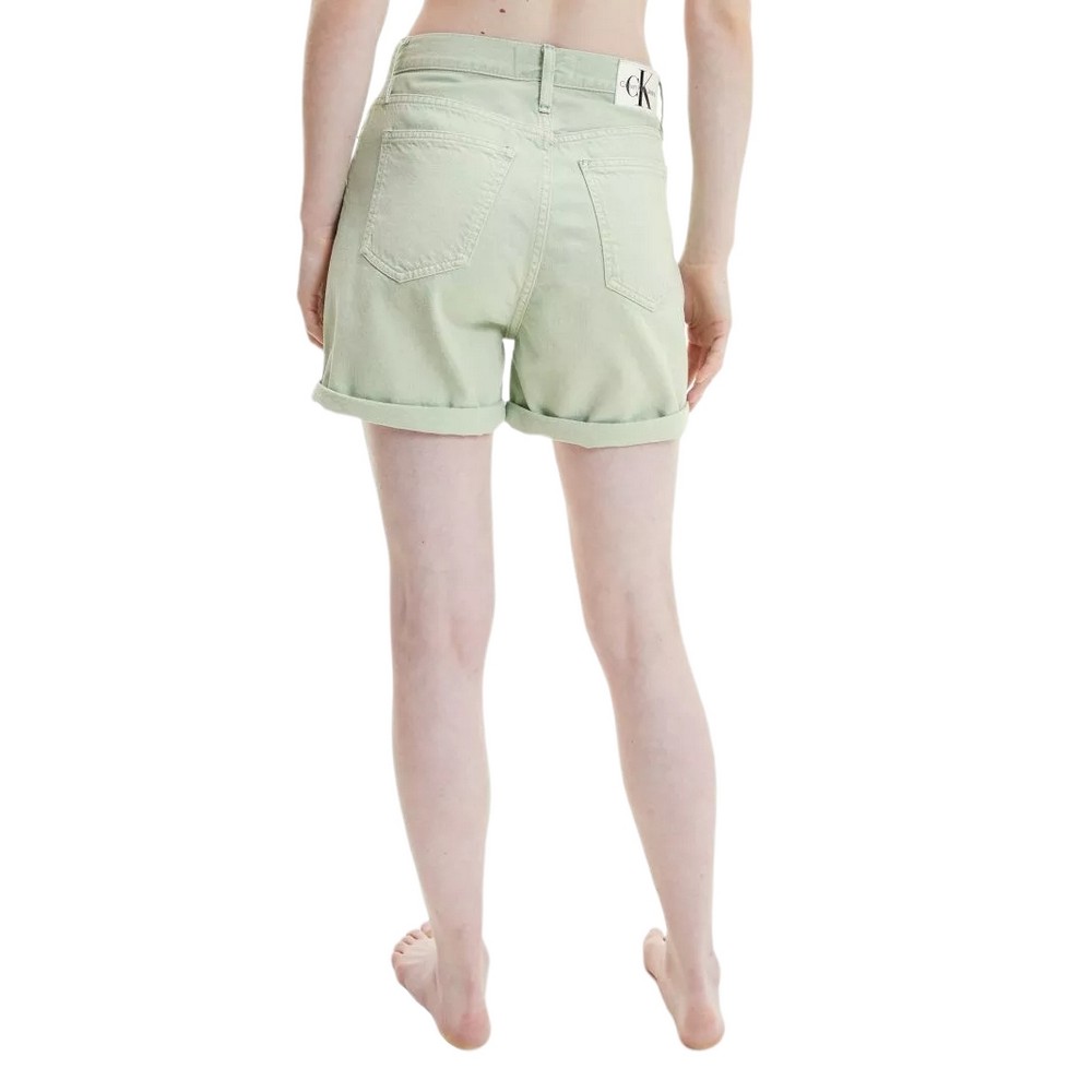 CALVIN KLEIN JEANS MOM SHORT ΒΕΡΜΟΥΔΑ ΓΥΝΑΙΚΕΙΑ MINT