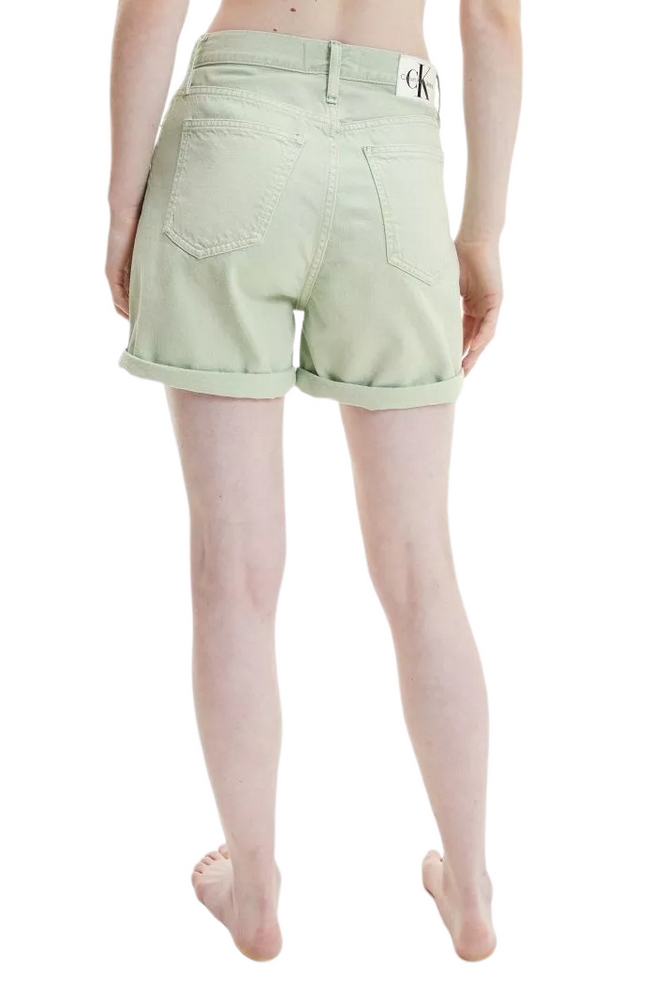 CALVIN KLEIN JEANS MOM SHORT ΒΕΡΜΟΥΔΑ ΓΥΝΑΙΚΕΙΑ MINT