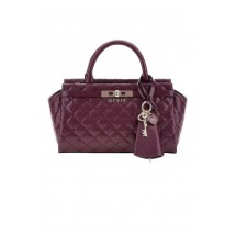 GUESS IDRA SMALL SATCHEL ΤΣΑΝΤΑ ΓΥΝΑΙΚΕΙΑ WINE