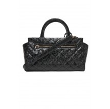 GUESS IDRA SMALL SATCHEL ΤΣΑΝΤΑ ΓΥΝΑΙΚΕΙΑ BLACK