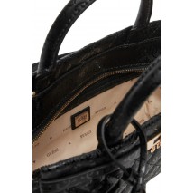 GUESS IDRA SMALL SATCHEL ΤΣΑΝΤΑ ΓΥΝΑΙΚΕΙΑ BLACK