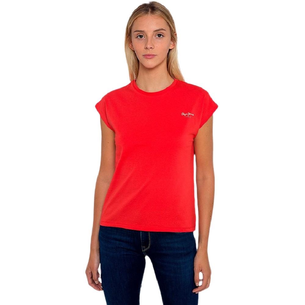 T-SHIRT ΓΥΝΑΙΚΕΙΟ PEPE JEANS LONDON RED