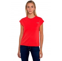 T-SHIRT ΓΥΝΑΙΚΕΙΟ PEPE JEANS LONDON RED