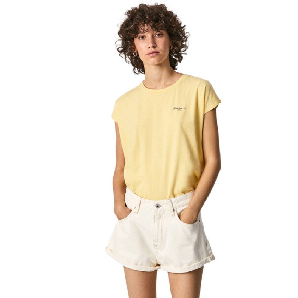 T-SHIRT ΓΥΝΑΙΚΕΙΟ PEPE JEANS LONDON YELLOW