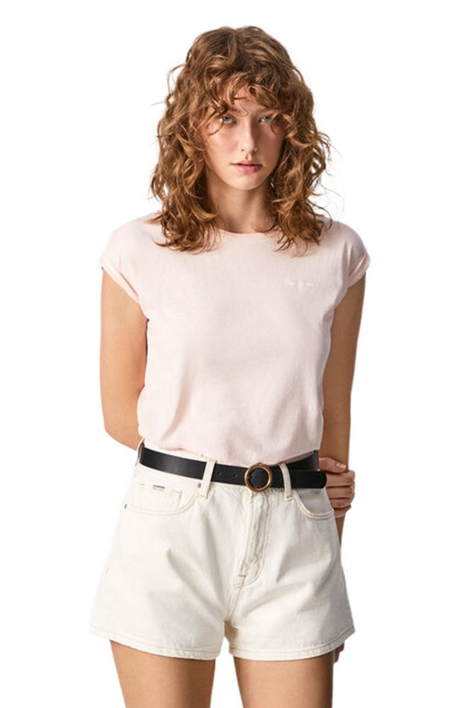 PEPE JEANS BLOOM T-SHIRT  ΓΥΝΑΙΚΕΙΟ ROSE