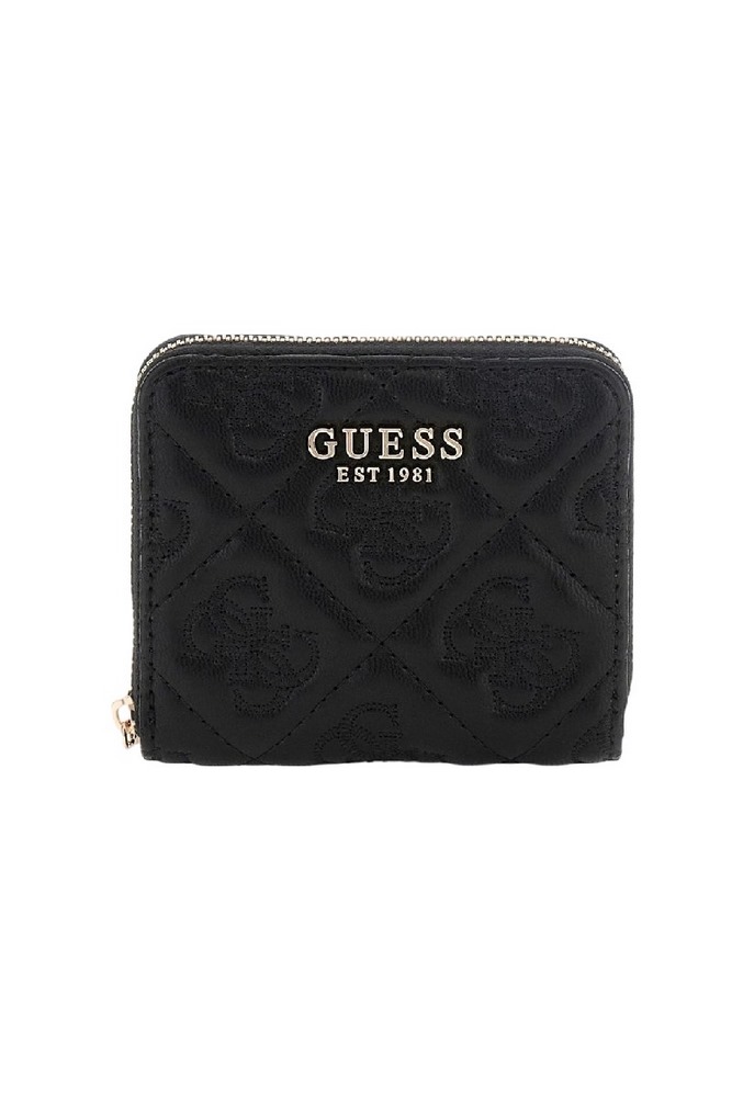 GUESS ADELASIA SLG SMALL ZIP AROUND ΠΟΡΤΟΦΟΛΙ ΓΥΝΑΙΚΕΙΟ BLACK