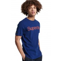 T-SHIRT OVIN VINTAGE CL CLASSIC TEE ΑΝΔΡΙΚΟ SUPERDRY BLUE