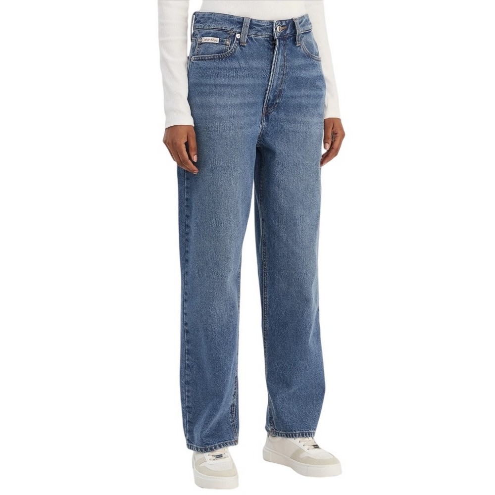 CALVIN KLEIN JEANS EU BARREL JEAN INDIGO PARK ΠΑΝΤΕΛΟΝΙ ΓΥΝΑΙΚΕΙΟ INDIGO