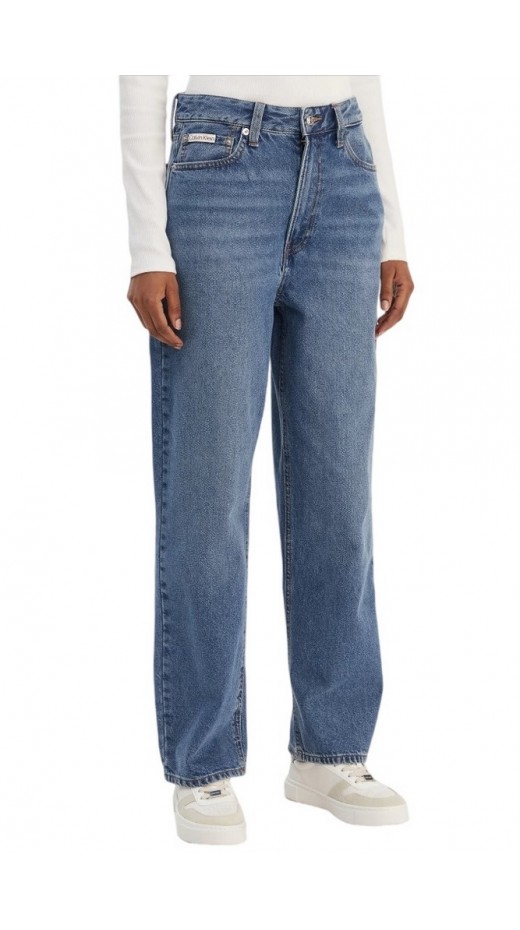 CALVIN KLEIN JEANS EU BARREL JEAN INDIGO PARK ΠΑΝΤΕΛΟΝΙ ΓΥΝΑΙΚΕΙΟ INDIGO