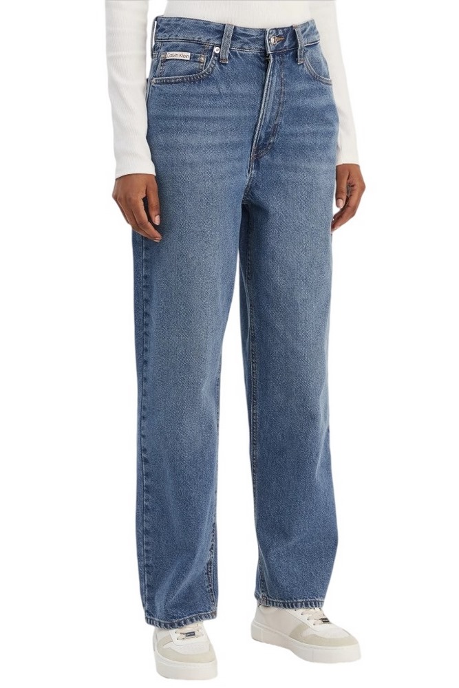 CALVIN KLEIN JEANS EU BARREL JEAN INDIGO PARK ΠΑΝΤΕΛΟΝΙ ΓΥΝΑΙΚΕΙΟ INDIGO