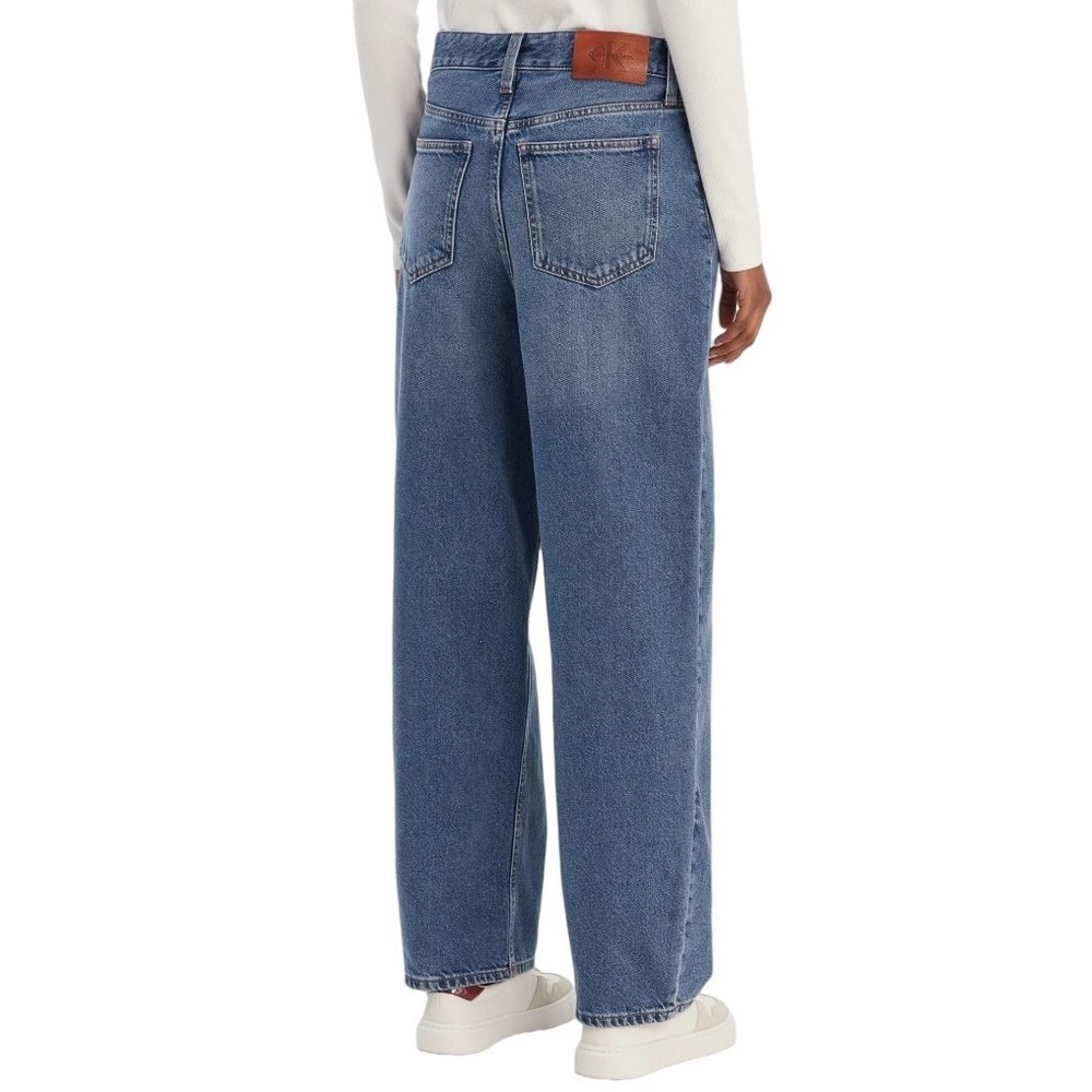 CALVIN KLEIN JEANS EU BARREL JEAN INDIGO PARK ΠΑΝΤΕΛΟΝΙ ΓΥΝΑΙΚΕΙΟ INDIGO