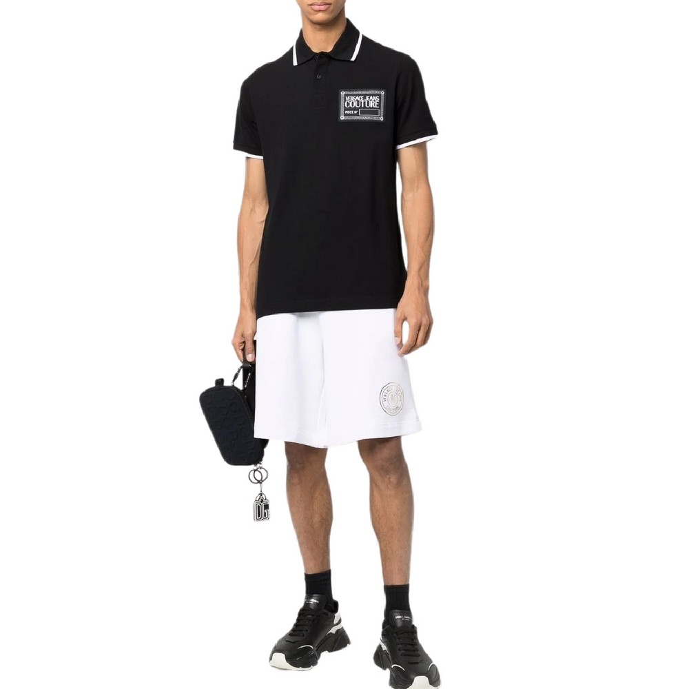 ΜΠΛΟΥΖΑ POLO  ΑΝΔΡΙΚΗ VERSACE JEANS COUTURE BLACK