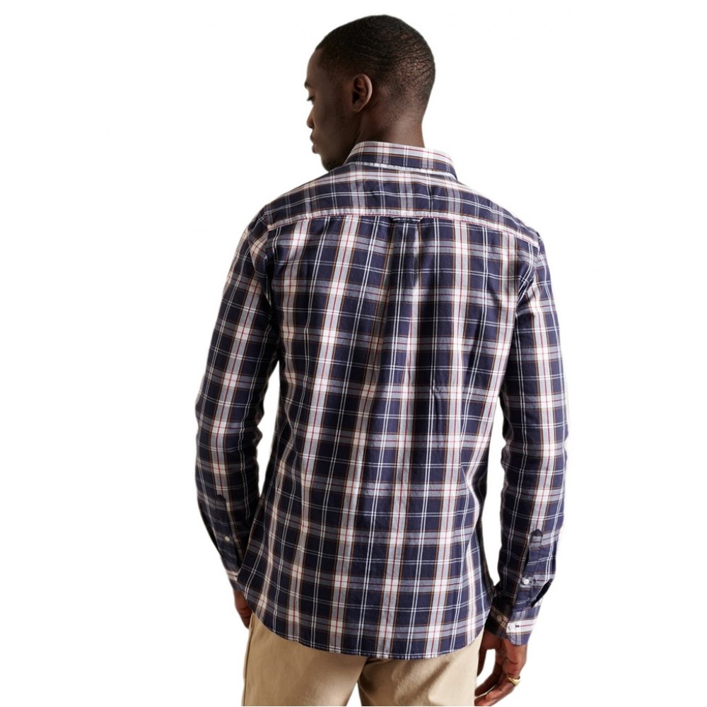 ΠΟΥΚΑΜΙΣΟ CLASSIC LONDON  ΑΝΔΡΙΚΟ SUPERDRY BLUE