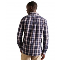 ΠΟΥΚΑΜΙΣΟ CLASSIC LONDON  ΑΝΔΡΙΚΟ SUPERDRY BLUE