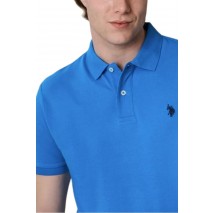 U.S POLO ASSN  41029 POLO T-SHIRT ΜΠΛΟΥΖΑ ΑΝΔΡΙΚΗ CIEL