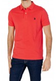 U.S POLO ASSN  41029 POLO T-SHIRT ΜΠΛΟΥΖΑ ΑΝΔΡΙΚΗ CORAL