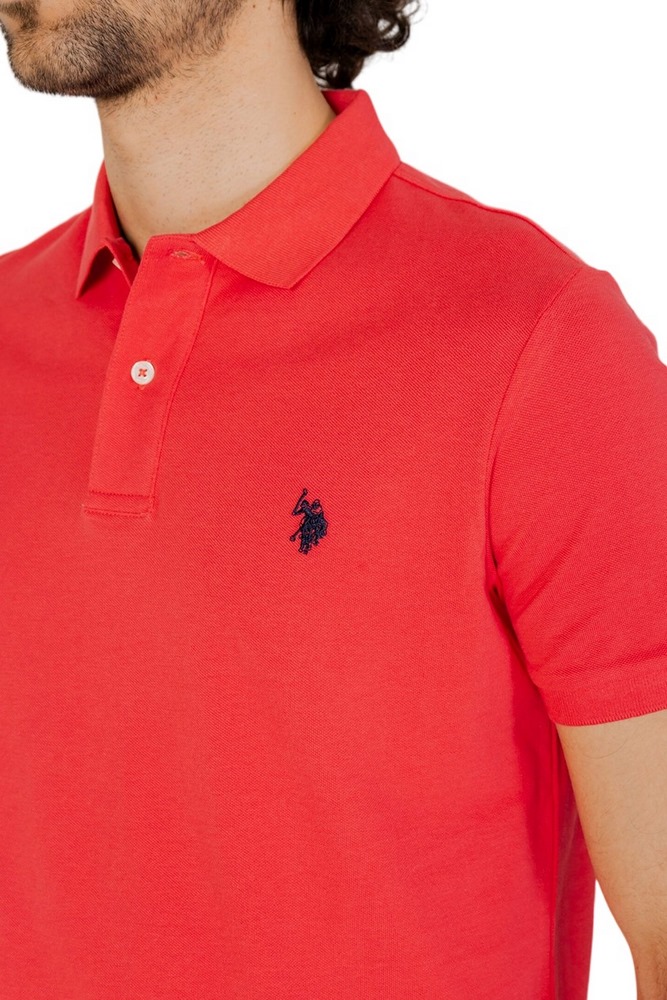 U.S POLO ASSN  41029 POLO T-SHIRT ΜΠΛΟΥΖΑ ΑΝΔΡΙΚΗ CORAL