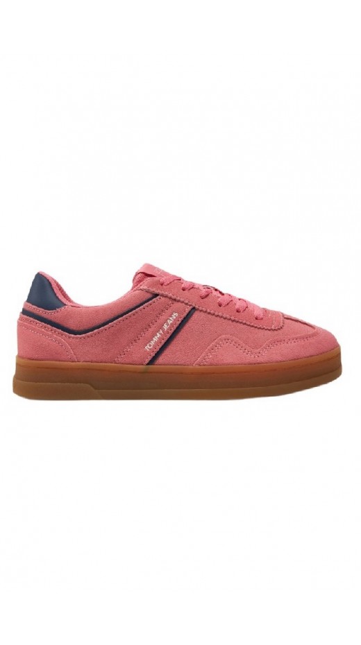 TOMMY JEANS THE GREENWICH SUEDE ΠΑΠΟΥΤΣΙ ΓΥΝΑΙΚΕΙΟ PINK